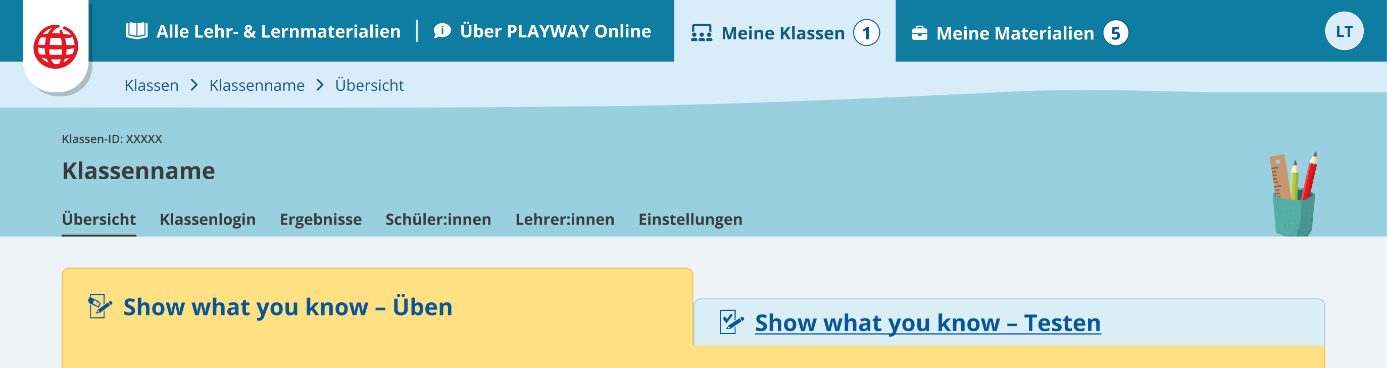 Übungspakete und Tests